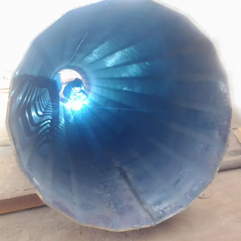 Welding inside the pole