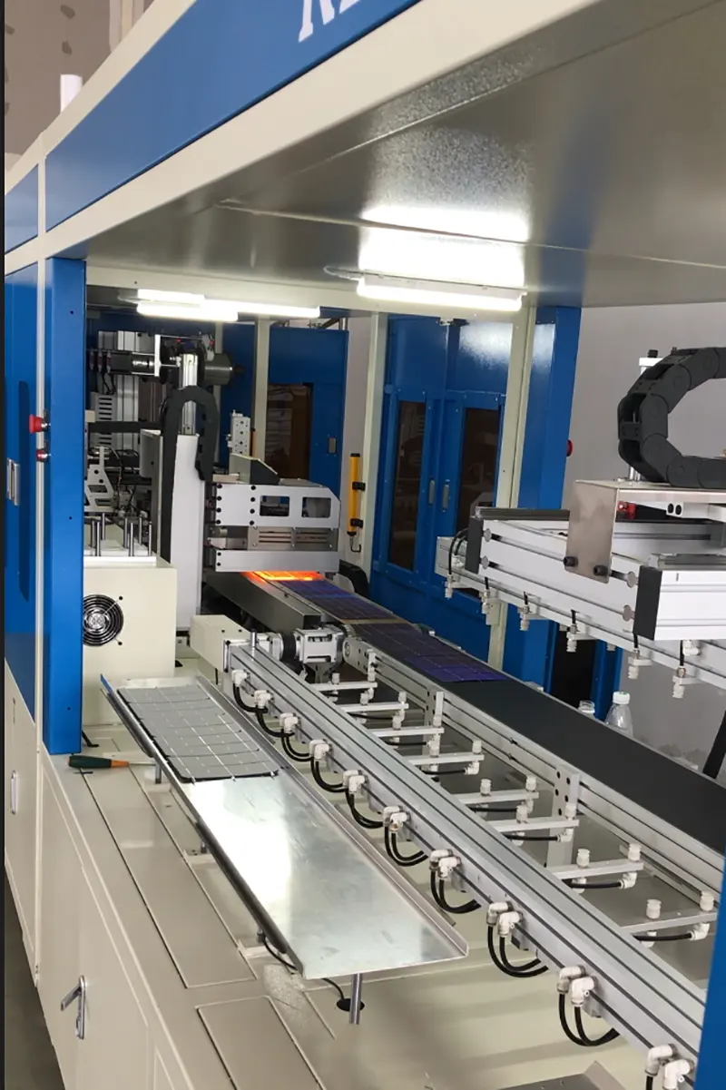 Production of solar panels